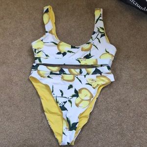 Lemon high wasted bikini